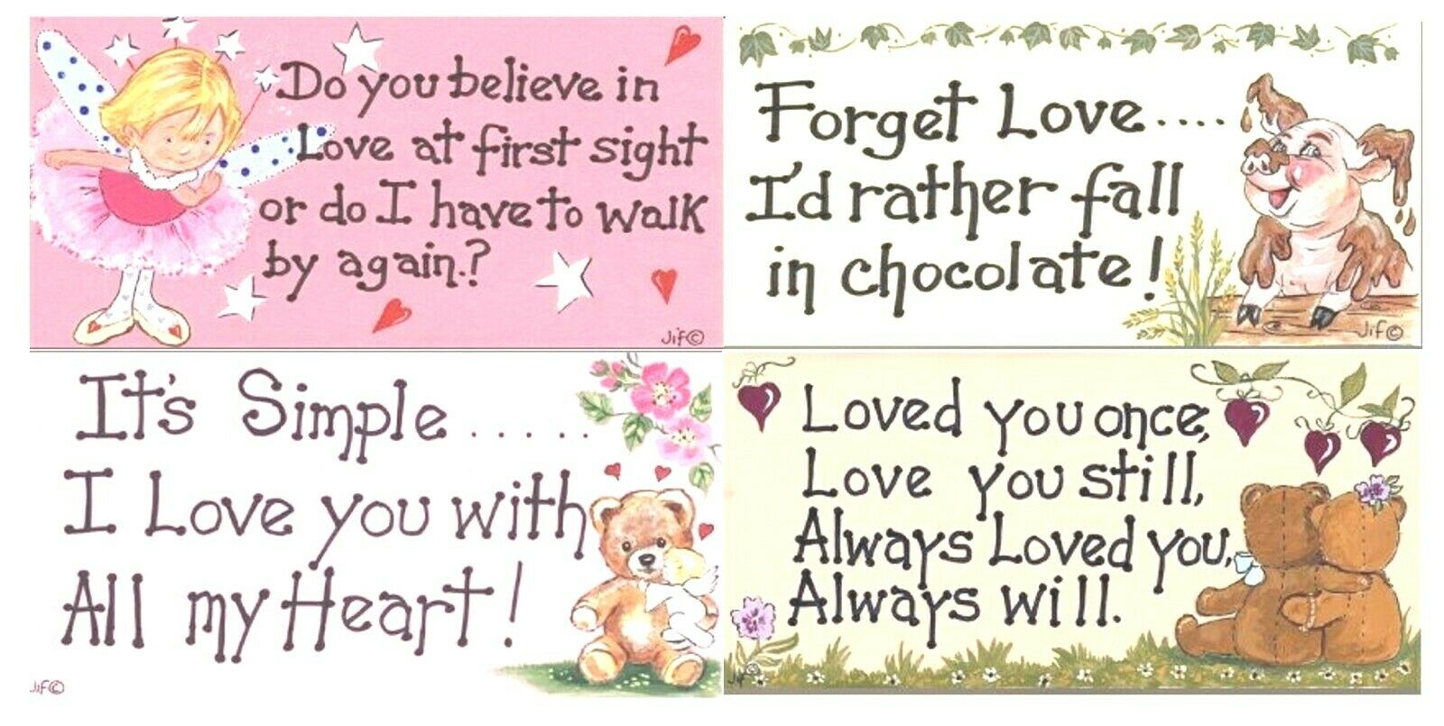 Romantic Hanging Signs Plaques
