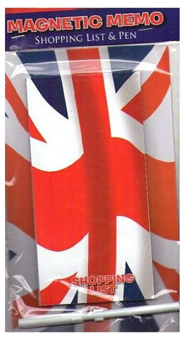 Magnetic Union Jack Shopping List Pad