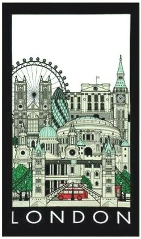 London Landmarks Tea Towel