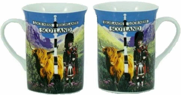 Highland Piper Scottish Mug