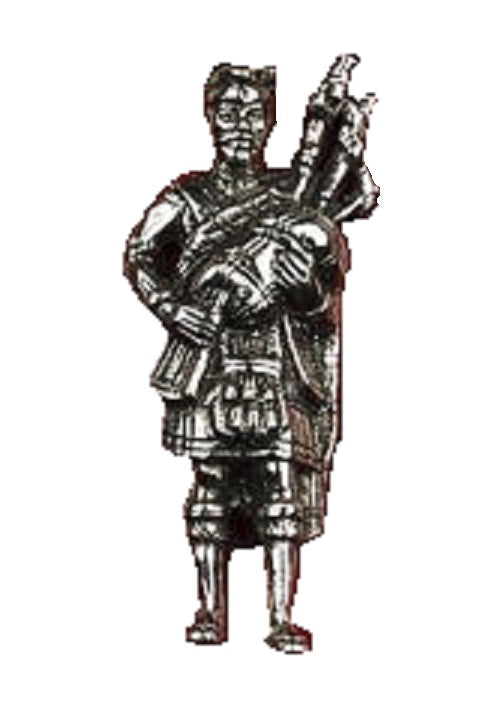 Scottish Highland Piper Pin Badge  Pewter Silver Colour Handmade in the UK by Westair Reproductions Ltd Size: 4.2cm x 1.5cm Butterfly Clasp  A beautiful pewter badge of a traditional Scottish Highland Piper.  Makes an ideal gift for friends and family.