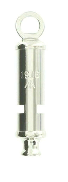WW1 Replica Trench Metal Whistle With 1916 Engraved