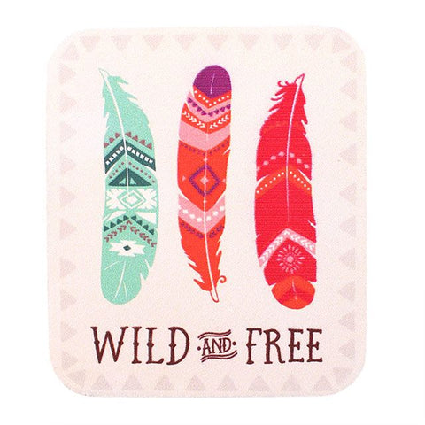 Wild & Free Boho Bandit Fridge Magnet   Wild & Free 6.5cm x 5.5cm New Wooden Magnets   Makes a great gift for friends and family.